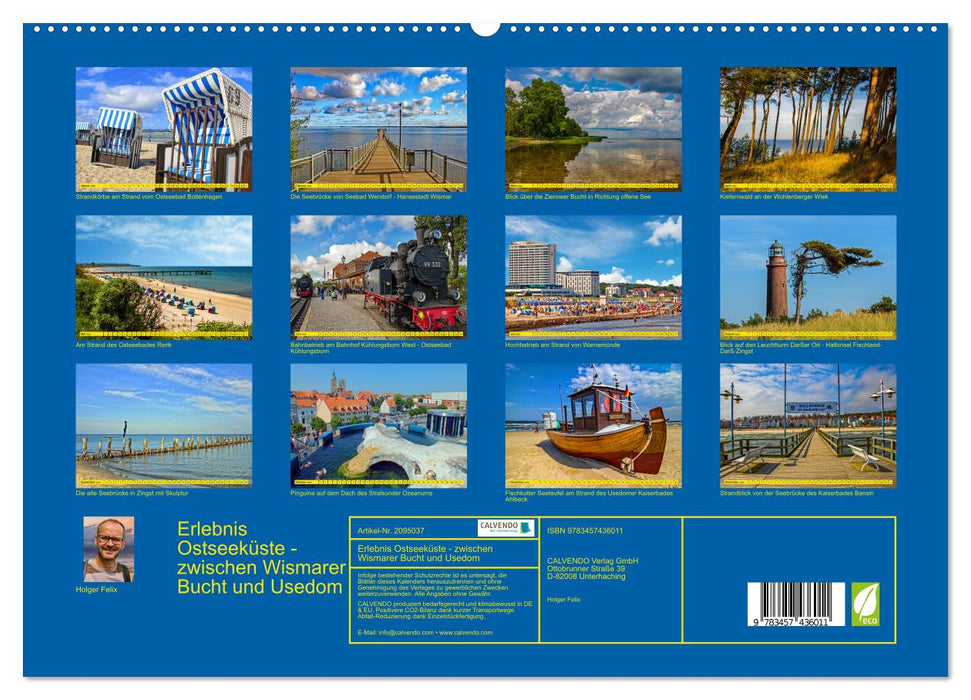 Erlebnis Ostseeküste - zwischen Wismarer Bucht und Usedom (CALVENDO Premium Wandkalender 2026)