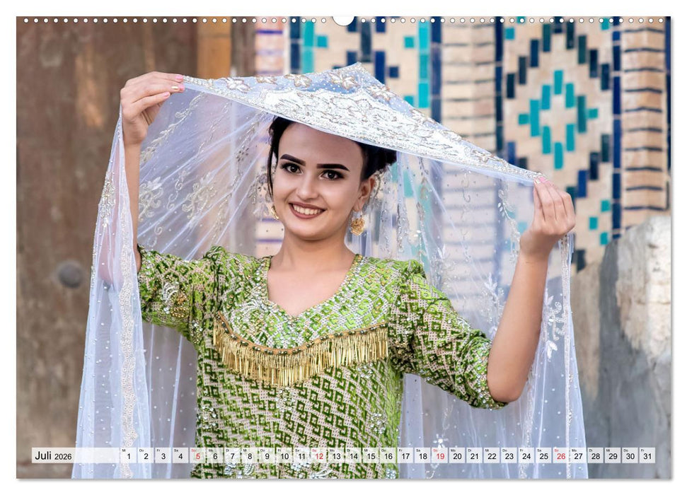 Menschen in Usbekistan (CALVENDO Premium Wandkalender 2026)
