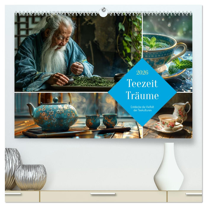 Teezeit Träume (CALVENDO Premium Wandkalender 2026)