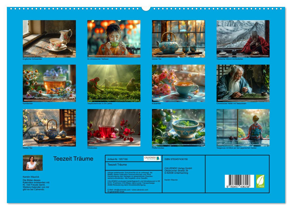 Teezeit Träume (CALVENDO Premium Wandkalender 2026)