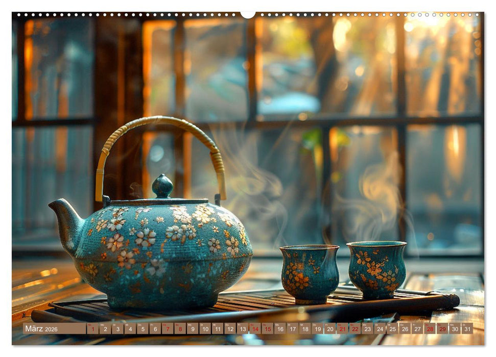 Teezeit Träume (CALVENDO Premium Wandkalender 2026)