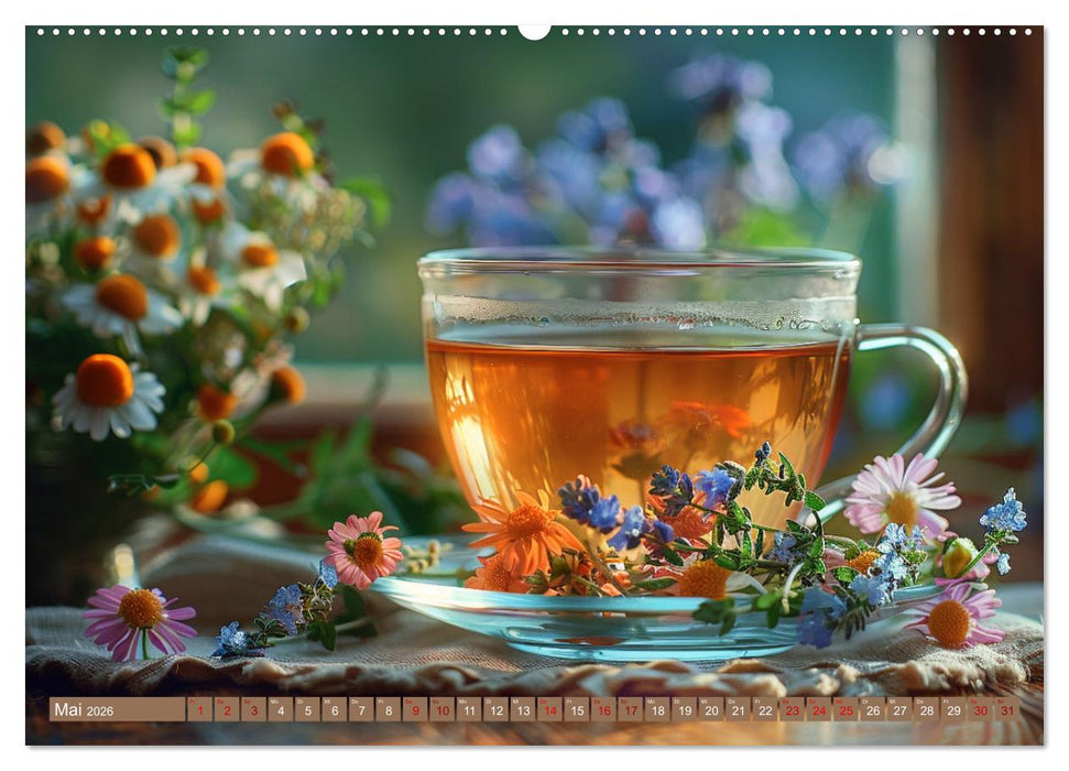 Teezeit Träume (CALVENDO Premium Wandkalender 2026)