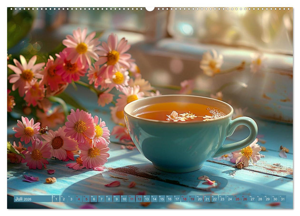 Teezeit Träume (CALVENDO Premium Wandkalender 2026)