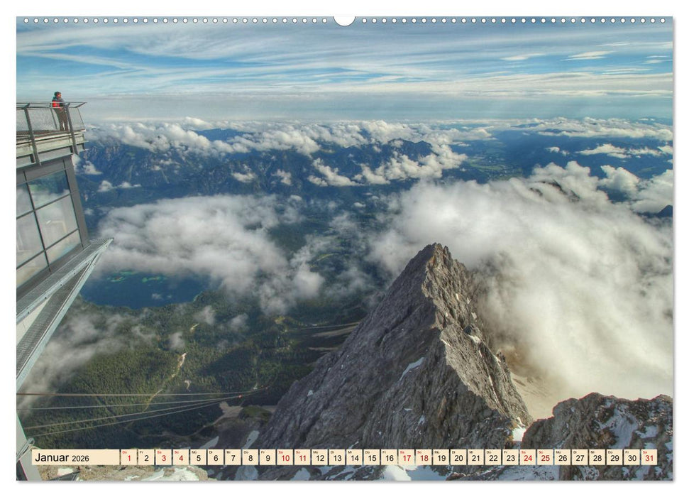 Zauber der Zugspitze (CALVENDO Premium Wandkalender 2026)