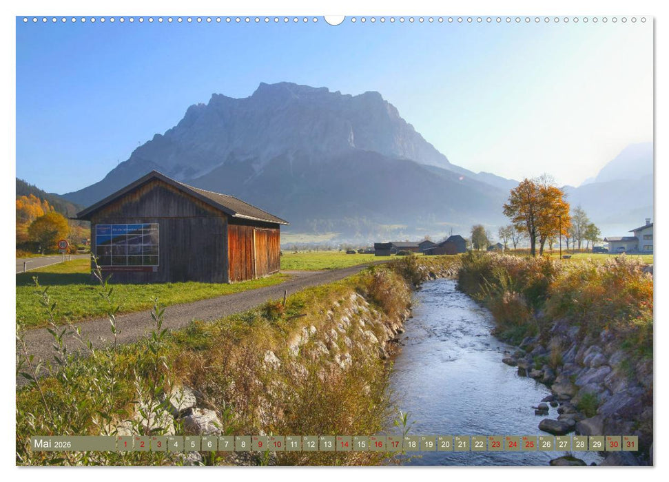 Zauber der Zugspitze (CALVENDO Premium Wandkalender 2026)