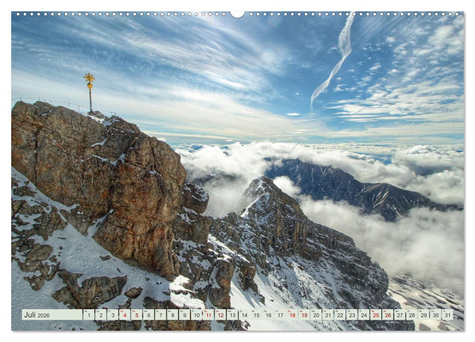 Zauber der Zugspitze (CALVENDO Premium Wandkalender 2026)