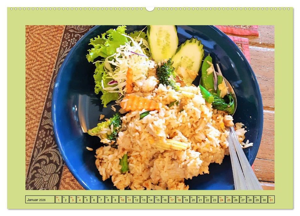 Die Asiatische Küche - Eine kulinarische Reise durch Asien (CALVENDO Premium Wandkalender 2026)