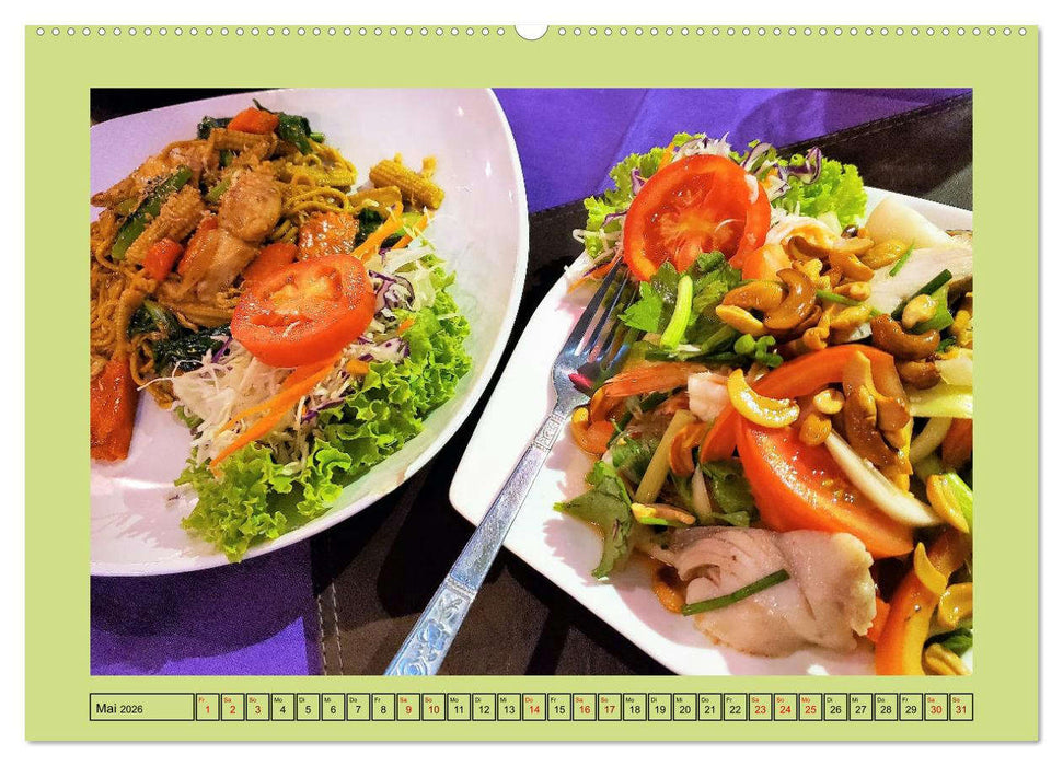 Die Asiatische Küche - Eine kulinarische Reise durch Asien (CALVENDO Premium Wandkalender 2026)
