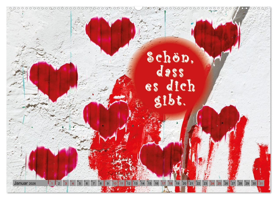 Für meinen Lieblingsmenschen (CALVENDO Premium Wandkalender 2026)