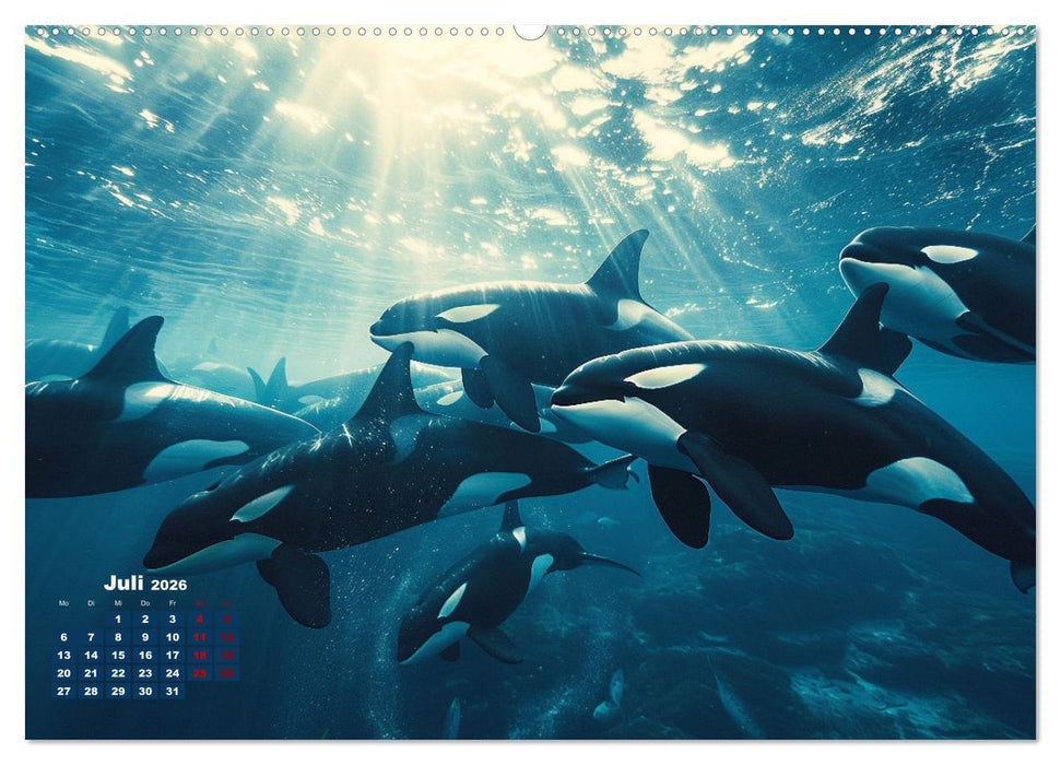 Meeresgrößen (CALVENDO Premium Wandkalender 2026)