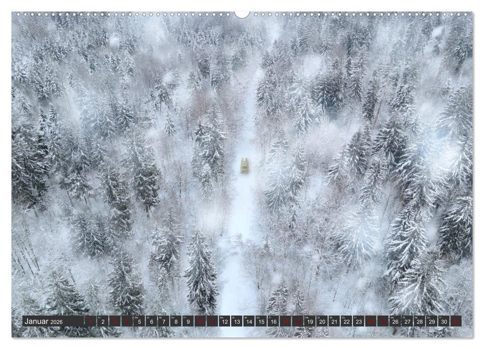 Vanlife - Glücklich auf vier Rädern (CALVENDO Premium Wandkalender 2026)