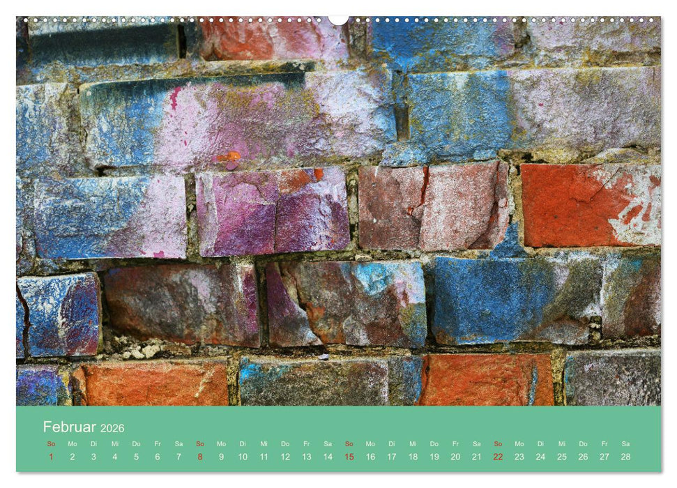 MAUER(N)spalten (CALVENDO Premium Wandkalender 2026)