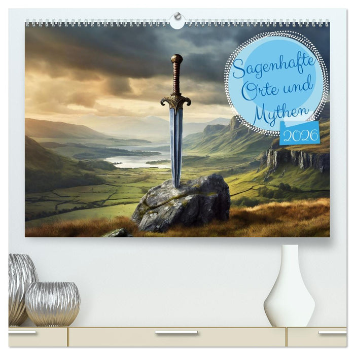 Sagenhafte Orte und Mythen (CALVENDO Premium Wandkalender 2026)