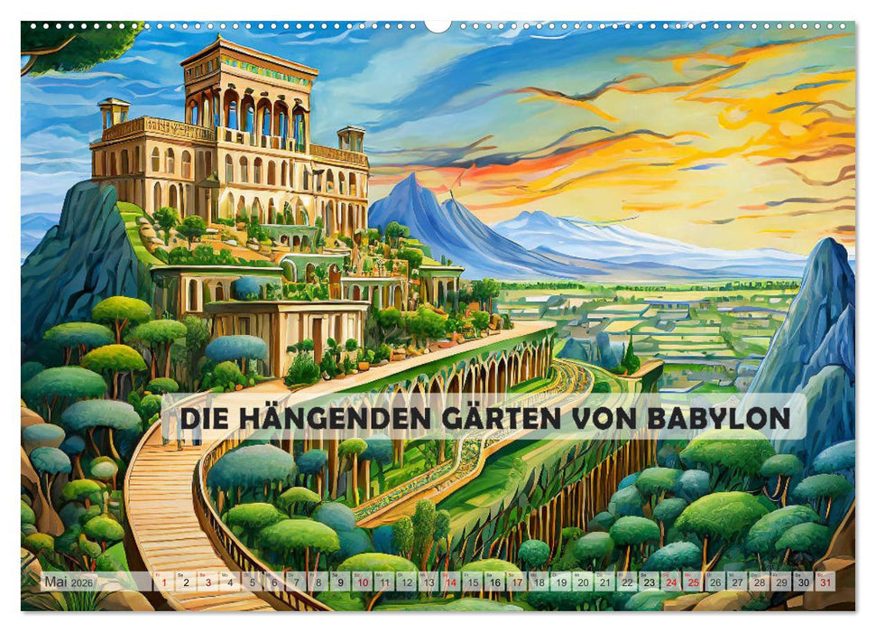 Sagenhafte Orte und Mythen (CALVENDO Premium Wandkalender 2026)