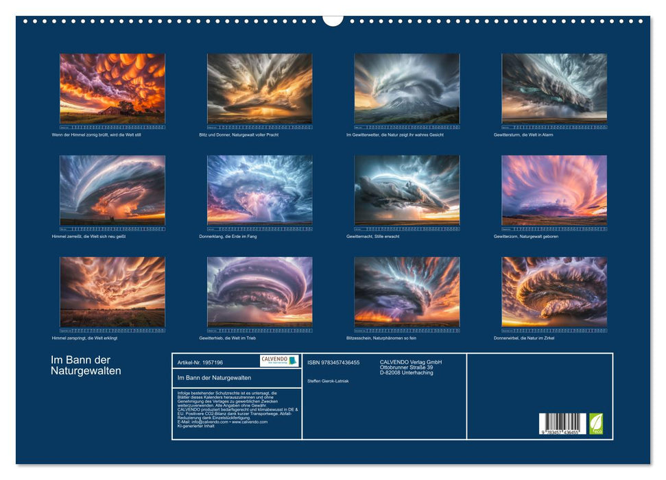 Im Bann der Naturgewalten (CALVENDO Wandkalender 2026)