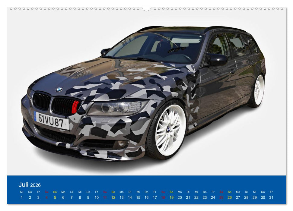 BMW Mein Favorit (CALVENDO Premium Wandkalender 2026)