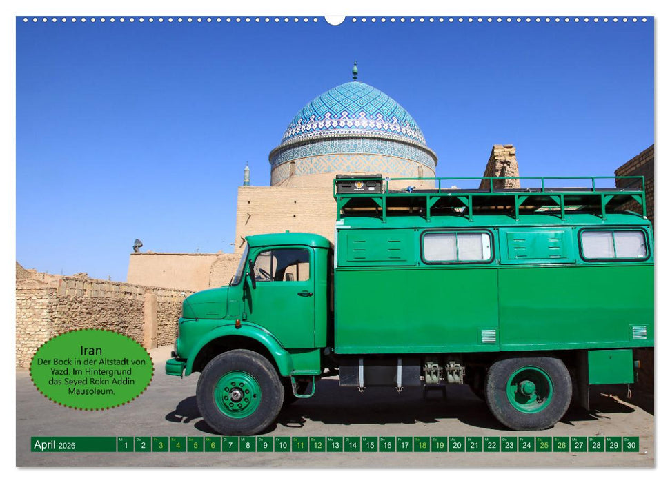 Mit dem Allradcamper durch Asien (CALVENDO Premium Wandkalender 2026)