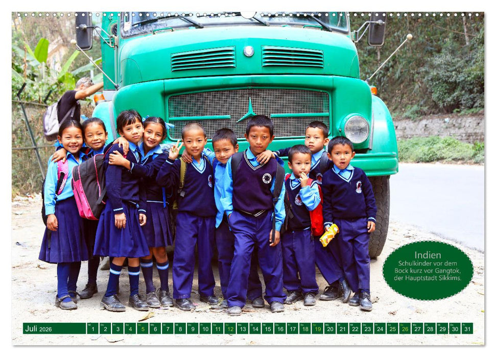 Mit dem Allradcamper durch Asien (CALVENDO Premium Wandkalender 2026)