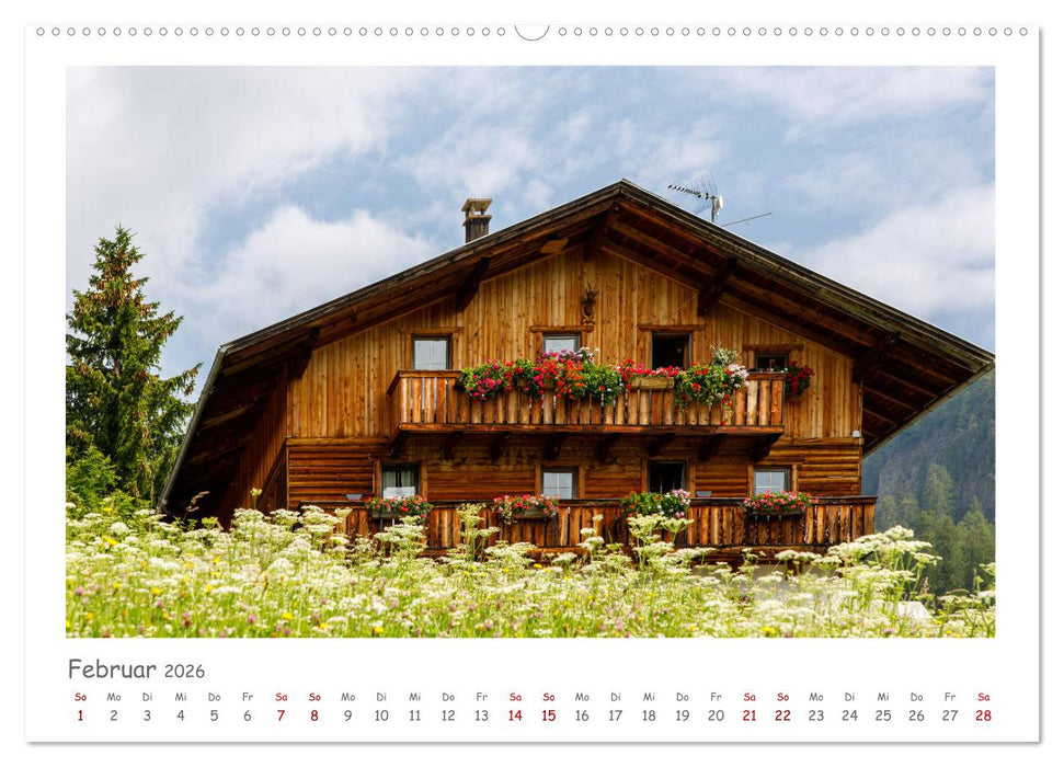 Gadertal - Val Badia (CALVENDO Premium Wandkalender 2026)