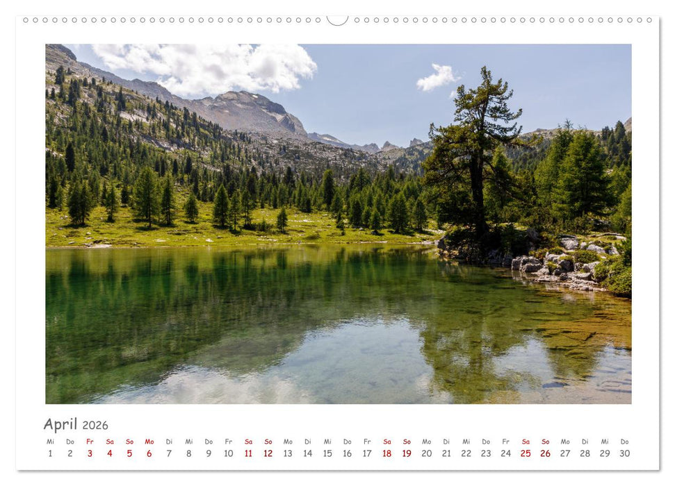 Gadertal - Val Badia (CALVENDO Premium Wandkalender 2026)