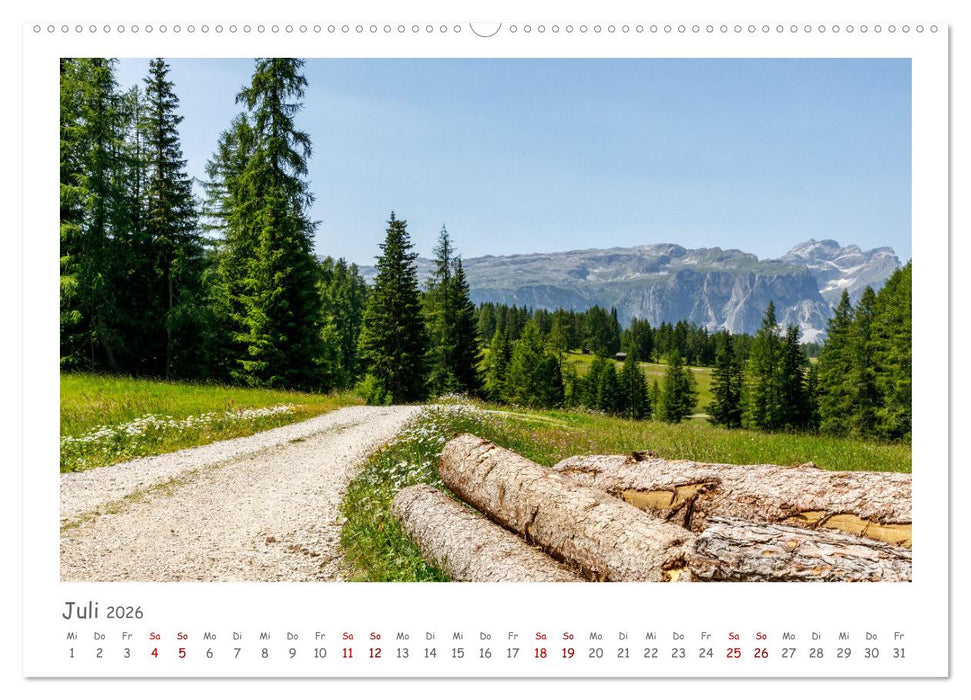 Gadertal - Val Badia (CALVENDO Premium Wandkalender 2026)