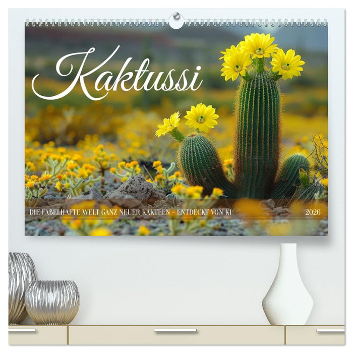 Kaktussi (CALVENDO Premium Wandkalender 2026)