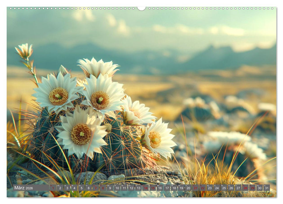 Kaktussi (CALVENDO Premium Wandkalender 2026)