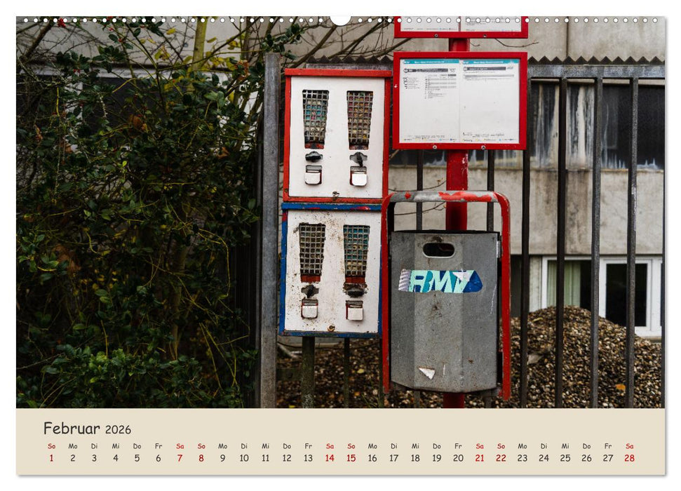 Kaugummiautomaten (CALVENDO Premium Wandkalender 2026)
