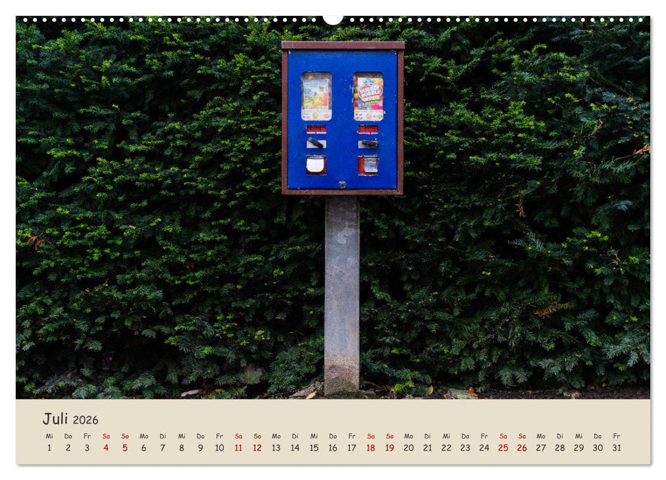 Kaugummiautomaten (CALVENDO Premium Wandkalender 2026)
