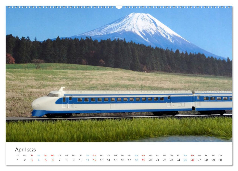 Modellbahnen aus aller Welt - H0, N, Z (CALVENDO Premium Wandkalender 2026)