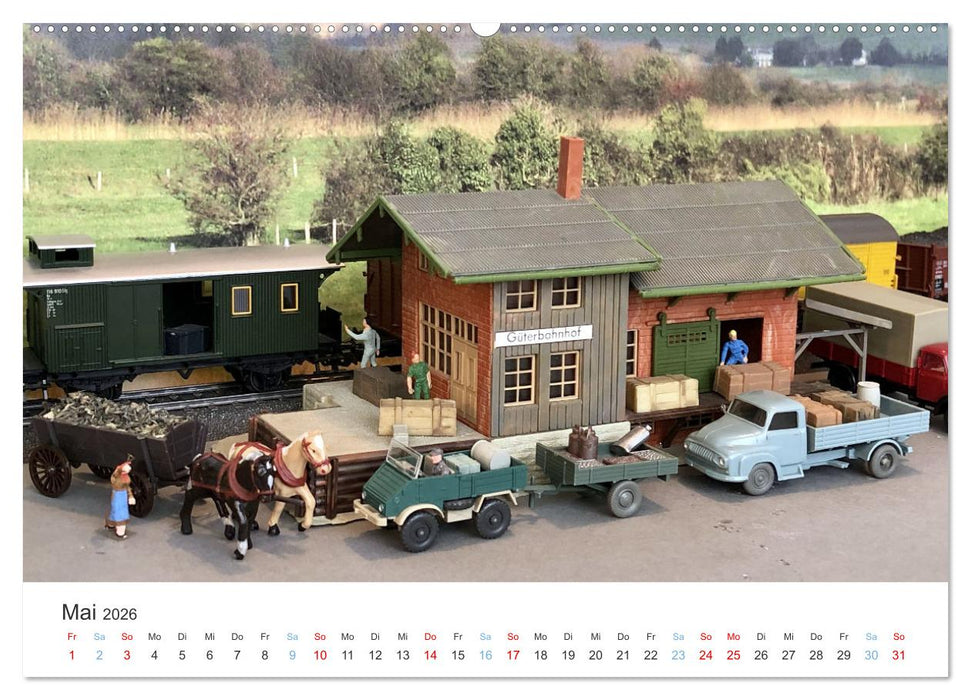 Modellbahnen aus aller Welt - H0, N, Z (CALVENDO Premium Wandkalender 2026)