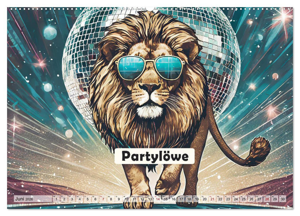 Wortwörtlich - Tierische Sprüche (CALVENDO Wandkalender 2026)