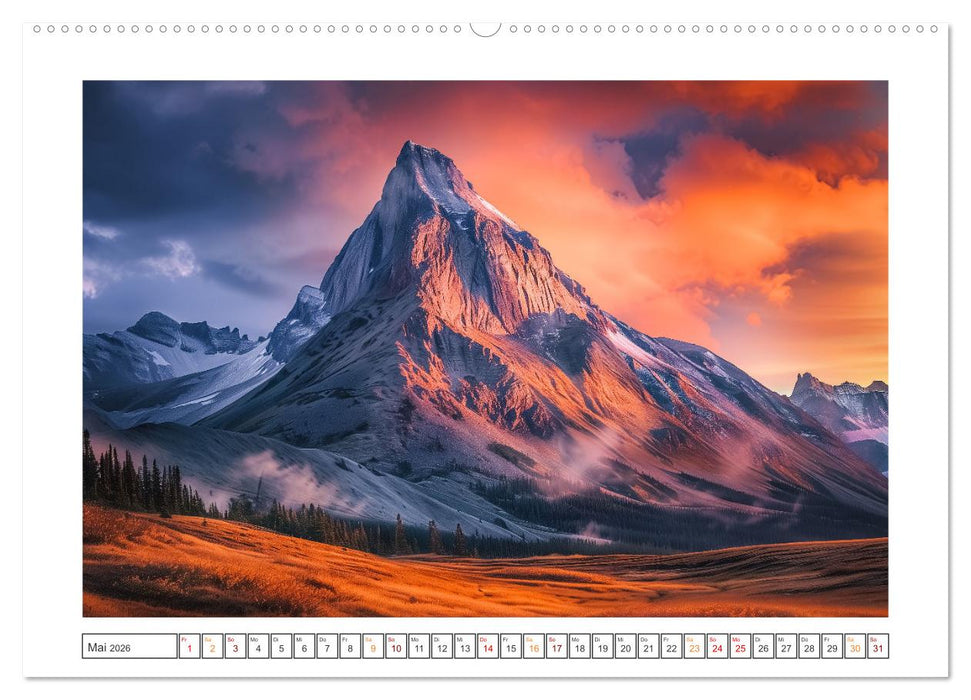 Im Reich der Berge (CALVENDO Premium Wandkalender 2026)