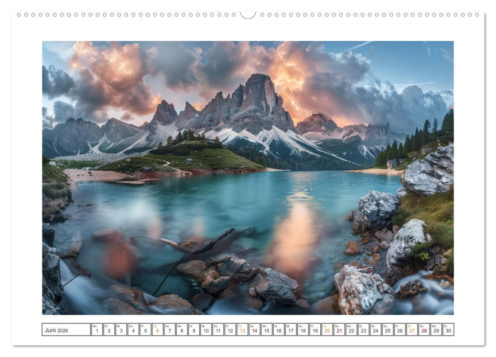 Im Reich der Berge (CALVENDO Premium Wandkalender 2026)