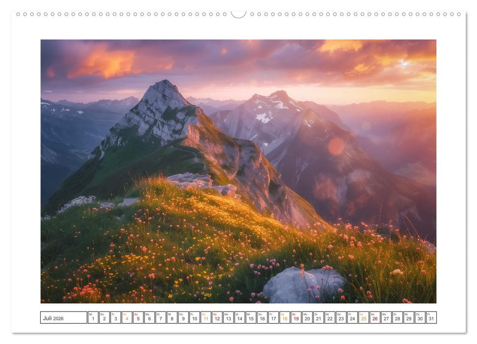 Im Reich der Berge (CALVENDO Premium Wandkalender 2026)