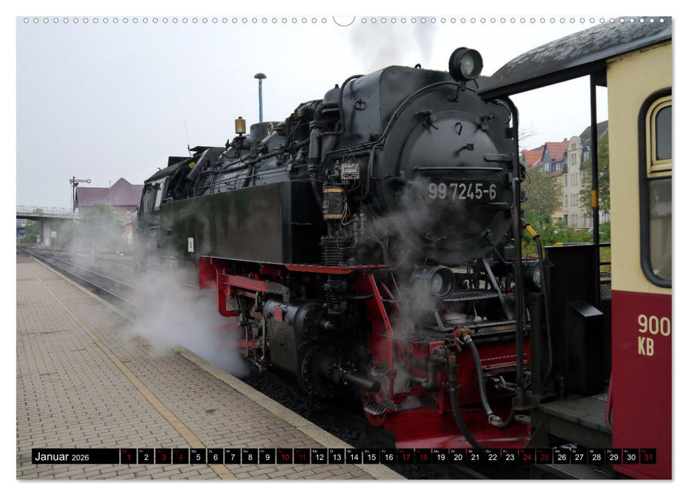 Harzer Schmalspurromantik (CALVENDO Premium Wandkalender 2026)