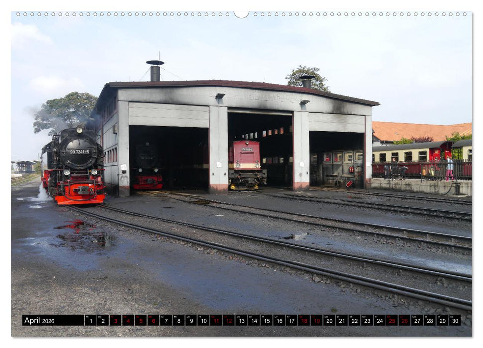 Harzer Schmalspurromantik (CALVENDO Premium Wandkalender 2026)