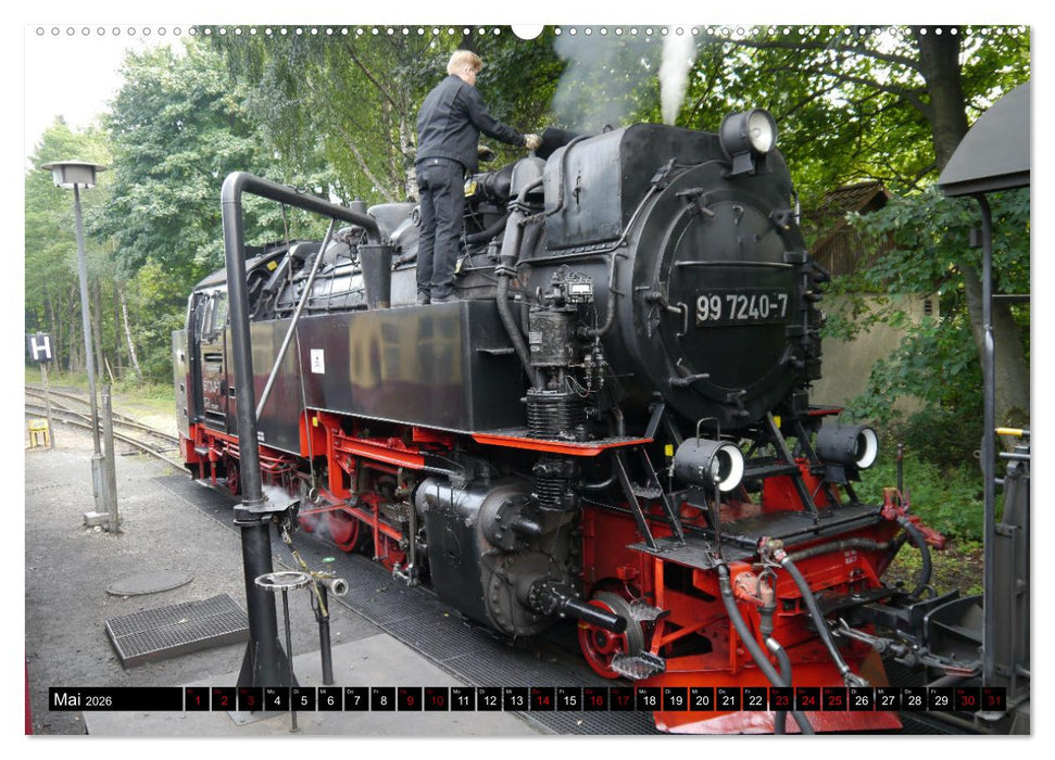 Harzer Schmalspurromantik (CALVENDO Premium Wandkalender 2026)