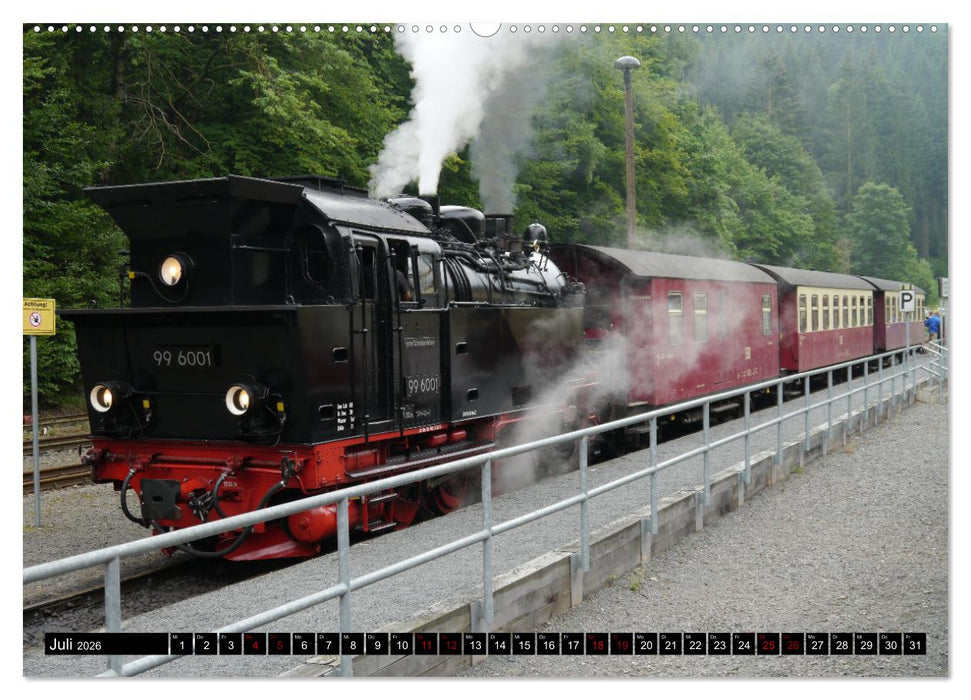 Harzer Schmalspurromantik (CALVENDO Premium Wandkalender 2026)