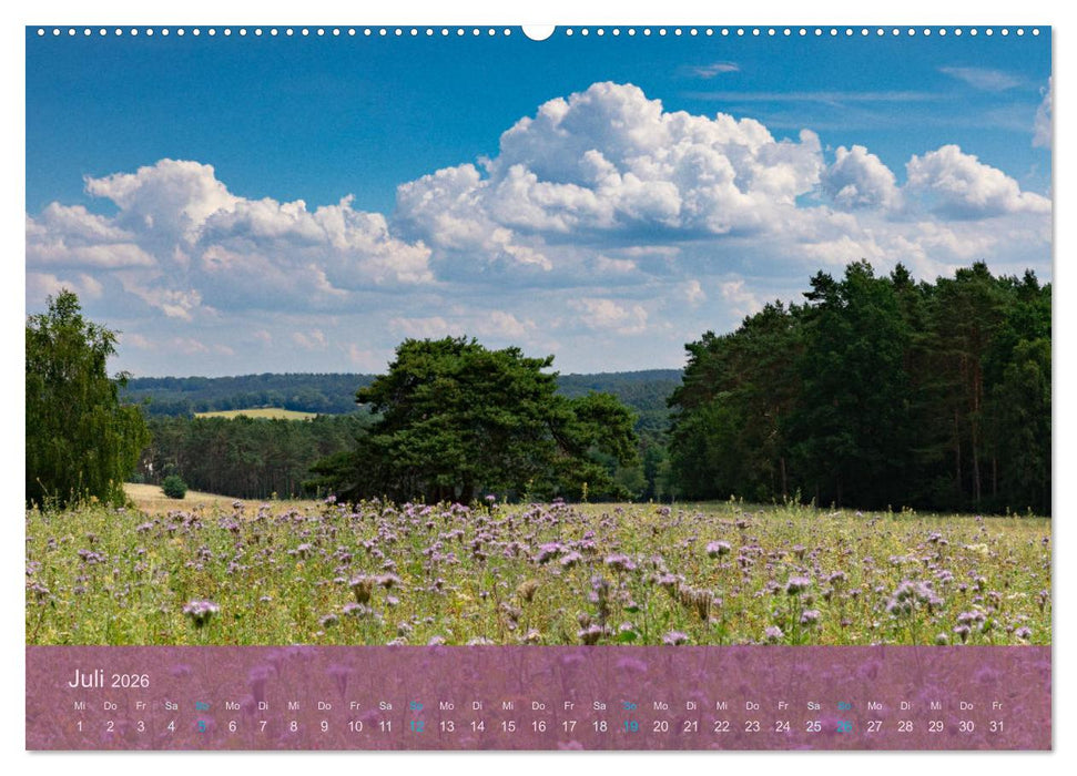 Naturschutzgebiet Lüneburger Heide (CALVENDO Premium Wandkalender 2026)
