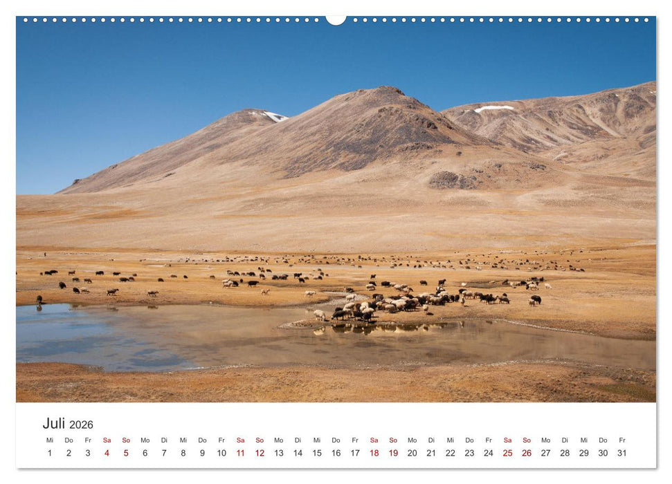 Tadschikistan - Eine wunderschöne Reise in ein unbekanntes Land. (CALVENDO Premium Wandkalender 2026)