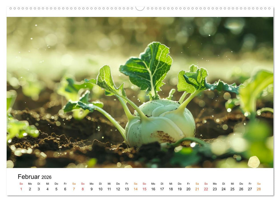Gemüse für Gourmets (CALVENDO Wandkalender 2026)