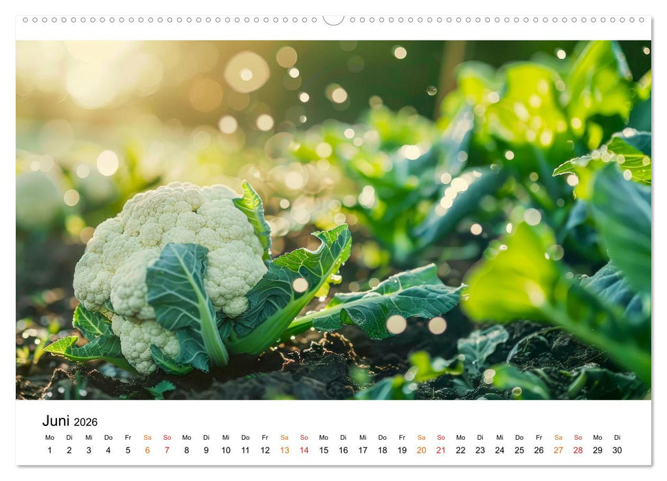 Gemüse für Gourmets (CALVENDO Wandkalender 2026)