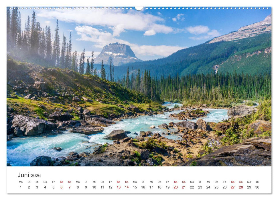 Glacier Nationalpark - Eine Reise in den bezaubernden Nationalpark. (CALVENDO Premium Wandkalender 2026)