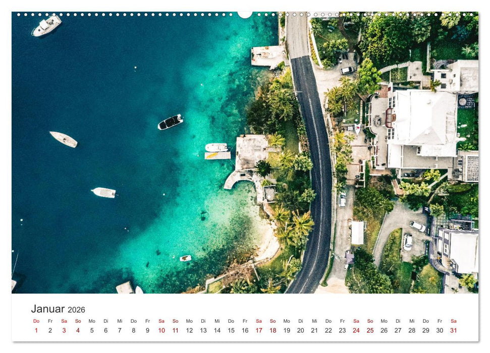 Bermuda - Eine Reise zu den Bermudainseln. (CALVENDO Premium Wandkalender 2026)