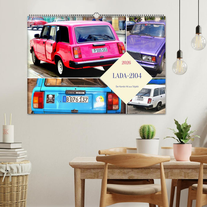 LADA-2104 - Der Kombi-Hit aus Toljatti (CALVENDO Wandkalender 2026)