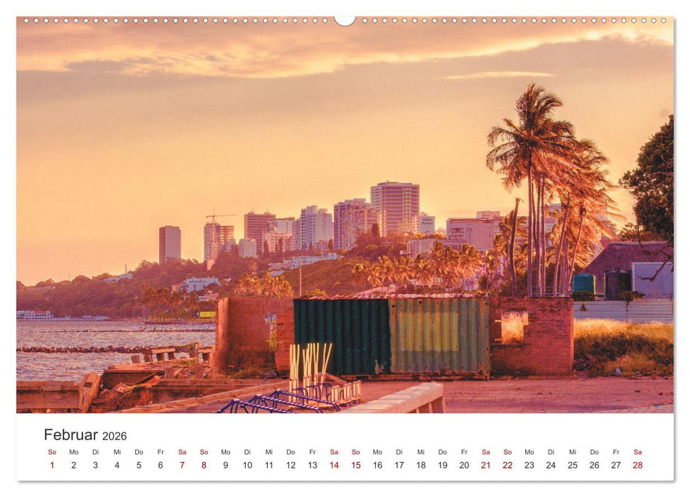 Mosambik - Das einzigartige Land am Indischen Ozean. (CALVENDO Premium Wandkalender 2026)