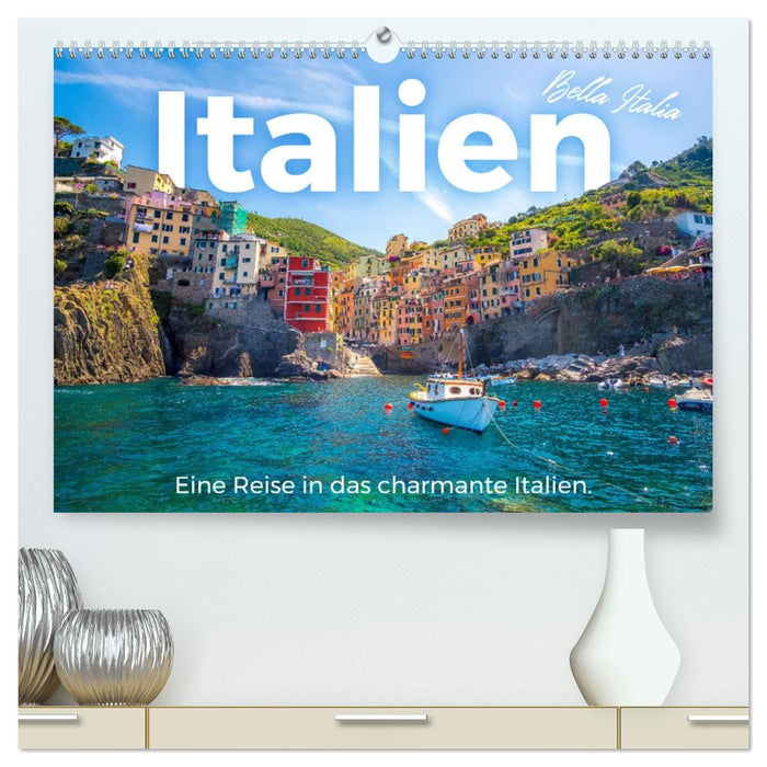 Italien - Eine Reise in das charmante Italien. (CALVENDO Premium Wandkalender 2026)