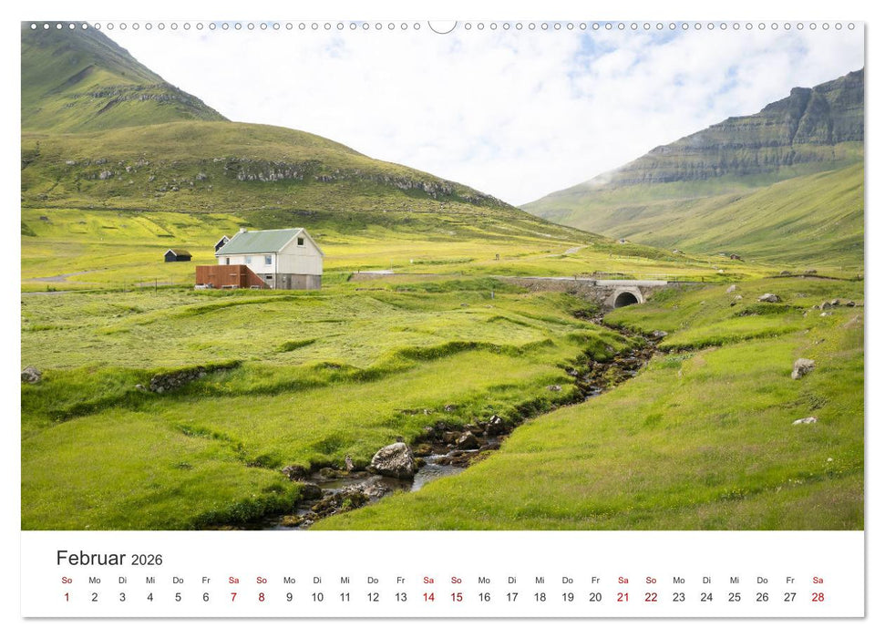 Färöer - Die wunderschönen Inseln im Norden. (CALVENDO Premium Wandkalender 2026)