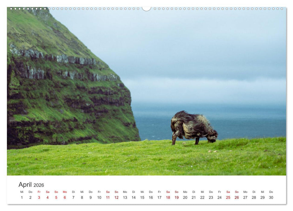 Färöer - Die wunderschönen Inseln im Norden. (CALVENDO Premium Wandkalender 2026)